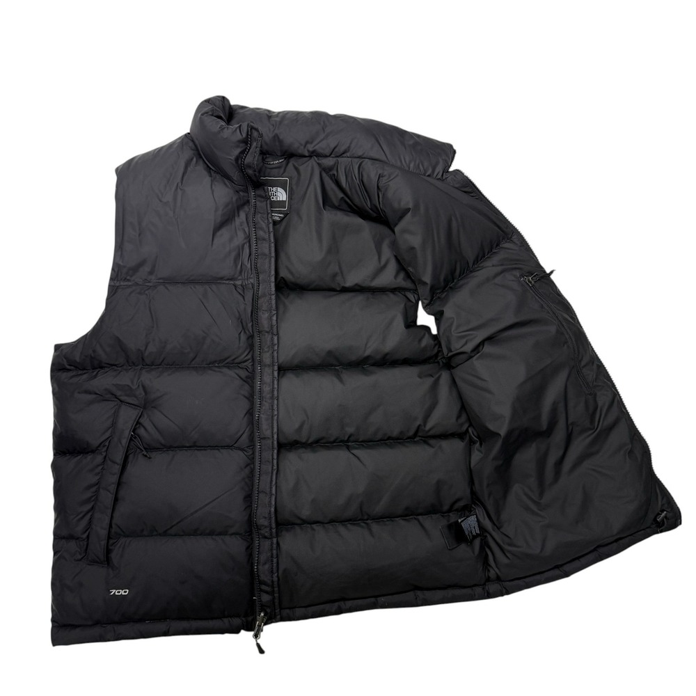 The North Face Mens Nuptse 700 Down Puffer Vest Black Medium NF002YO - Picture 10 of 10